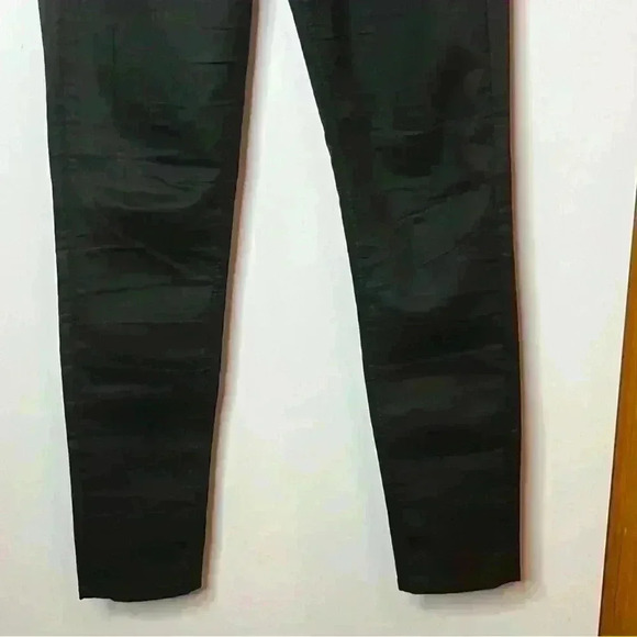 Rag And Bone The Legging Jean Women 26 Black Sheen Slim Skinny Fitted Stretch - Picture 3 of 9